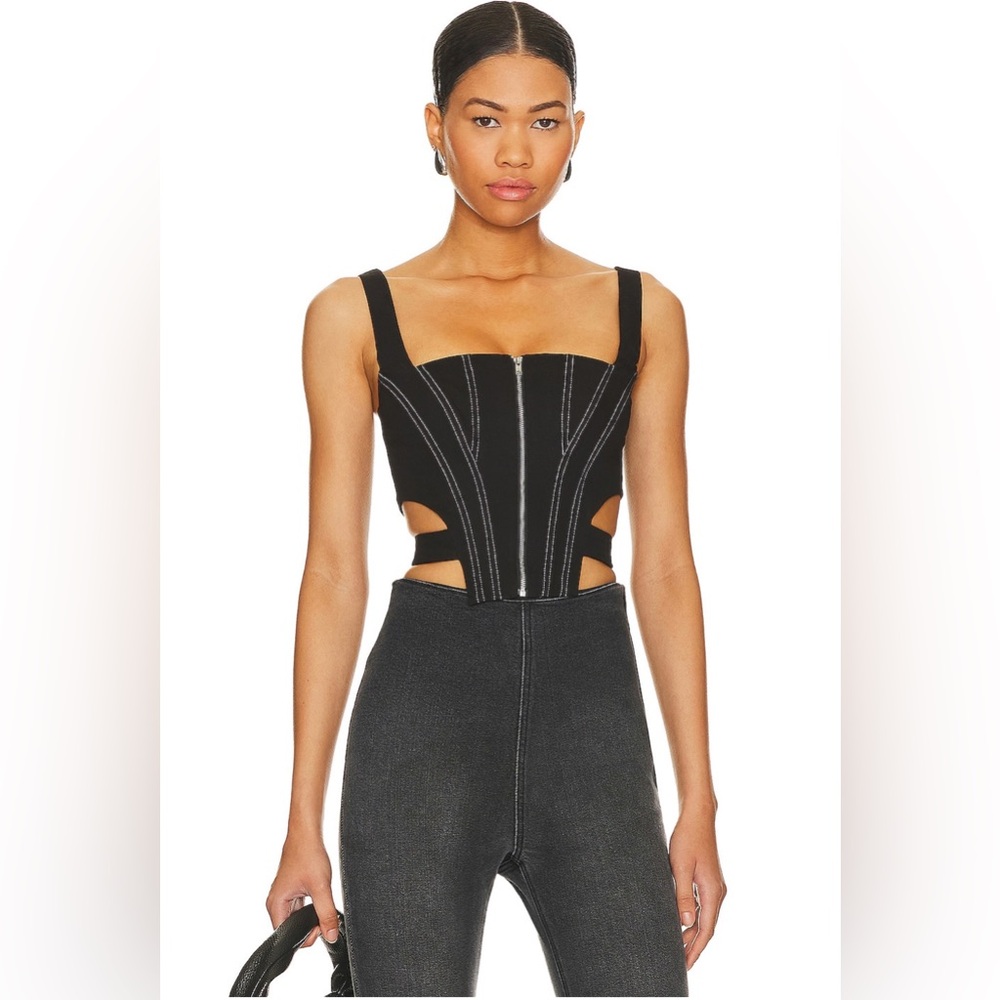 superdown Draya Corset Top in Black
